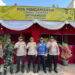 Kapolres Sumedang AKBP Indra Setiawan melakukan pengecekan Pos Pengamanan Ops Ketupat Lodaya 2023 di wilayah barat Kabupaten Sumedang, Senin (17/4/2023).