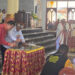 Prosesi penandatanganan prasasti menandai peresmian dibangun dan disahkannya bangunan Gereja St. Yoseph di Ayawasi