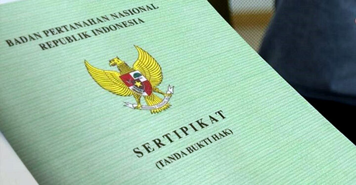 Ilustrasi sertipikat. (Foto Istimewa)
