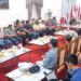 Bupati Sumedang, H. Dony Ahmad Munir meminta agar "Tri Sukses" bisa dicapai dalam kegiatan kunjungan Presiden Republik Indonesia Joko Widodo ke Kabupaten Sumedang