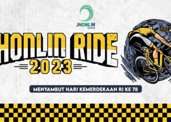 Jhonlin Gorup menggelar olahraga bersepeda Jhonlin Ride 2023 untuk umum secara gratis dengan total hadiah Rp2 miliar