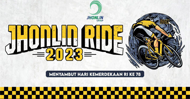 Jhonlin Gorup menggelar olahraga bersepeda Jhonlin Ride 2023 untuk umum secara gratis dengan total hadiah Rp2 miliar