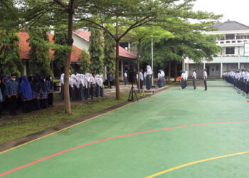 Suasana di SMA Negeri 1 Cileunyi