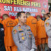 Kapolres Sumedang, AKBP Indra Setiawan saat konferensi pers terkait pengungkapan kasus narkotika, di Mapolres Sumedang, Senin (14/8/2023).