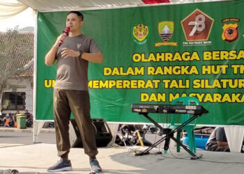 Kodim Sumedang Rayakat HUT Ke-78 TNI Bersama Masyarakat