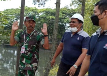 Komandan Satuan Tugas (Dansatgas) Citarum Harum Sektor 4, Kolonel Inf. Mulyono H.S melakukan inspeksi mendadak (sidak) di PT. Gunajaya Santosa