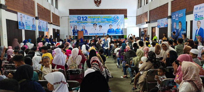 Birukan Langit 12 Ribu Anak Yatim PAN di Sumedang Ditutup Dengan Menyantuni 350 Anak