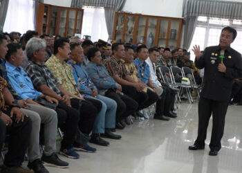 Kades dan lurah dikumpulkan dalam rangka upaya menurunkan kemiskinan, pengangguran dan stunting