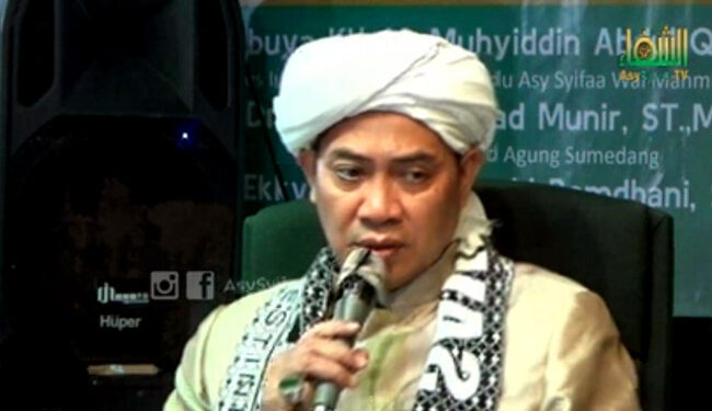 Pimpinan Ponpes Asy-Syifaa Wal Mahmudiyyah, Abuya KH Muhyiddin Abdul Qadir Al-Manafi MA