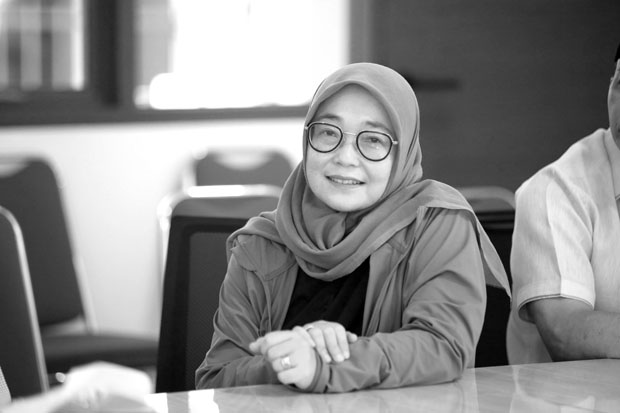 Almarhumah Erni Sugiyanti, S.Ag, M.M