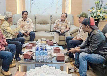 Pengurus Formasi Wartawan Cimaung Indonesia (Forwaci), melakukan audiensi dengan Pimpinan Dewan Perwakilan Rakyat Daerah (DPRD) Kabupaten Bandung. (Foto: Istimewa)
