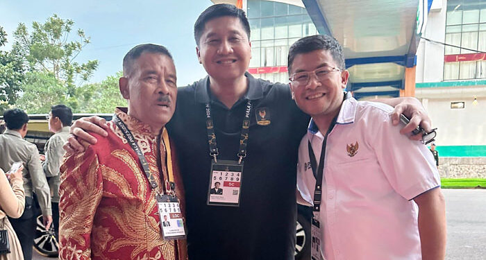 Umuh Muchtar, Maruarar Sirait dan Erwan Setiawan. (Foto: Istimewa)