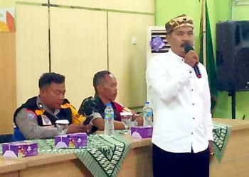 Pelatihan penanggulangan bencana kekeringan dan banjir di Desa Cibiru Hilir, Kecamatan Cileunyi, Kabupaten Bandung, Minggu.