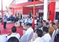 Bupati Sumedang, Dony Ahmad Munir pada peresmian Koperasi Desa Merah Putih oleh Presiden Prabowo. (Foto: Humas Pemkab Sumedang)
