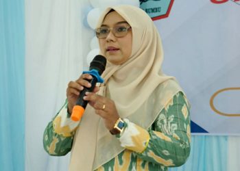 Kepala SMPN 3 Batulicin, Halimatus Sadiah.