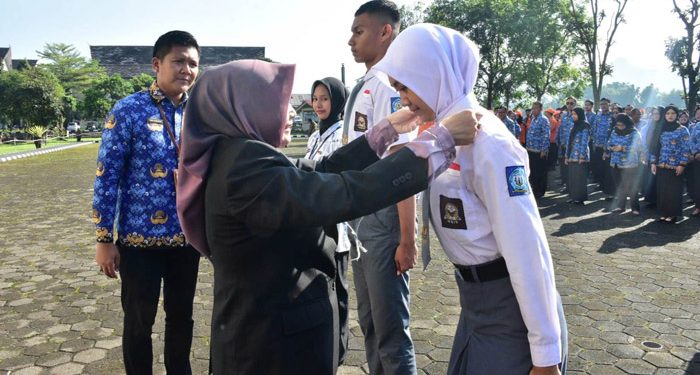 Sebanyak 203 pelajar mengikuti pembukaan seleksi Calon Pasukan Pengibar Bendera Pusaka (Paskibraka) tingkat Kabupaten Sumedang tahun 2026