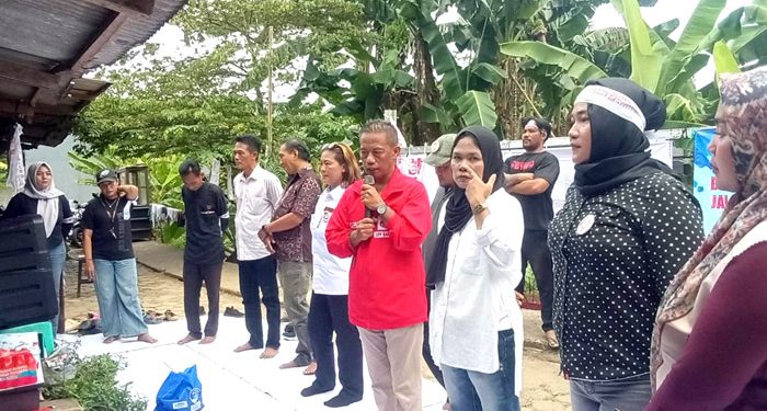 Wakil Sekretaris Jenderal (Wasekjen) DPP Bara JP, Jonny Sirait pada acara Deklarasi PAC Bara JP Bojong Gede, Kabupaten Bogor