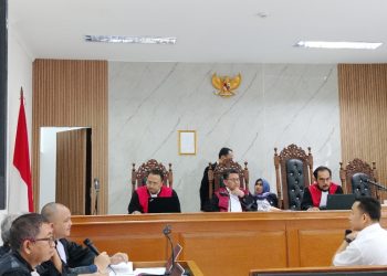 Sarjan menjawab pertanyaan dari Jaksa KPK di Pengadilan Tipikor pada PN Bandung, Senin (20/4/2026).