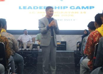 Anggota DPRD Kota Bandung, Susanto Triyogo Adiputro menjadi narasumber Leadership Camp (LC) MAI Angkatan XIV Tahun 2025 bertajuk "Rise to Infinity", di Pusdikdif, Kota Bandung, Rabu, 24 Juni 2026.