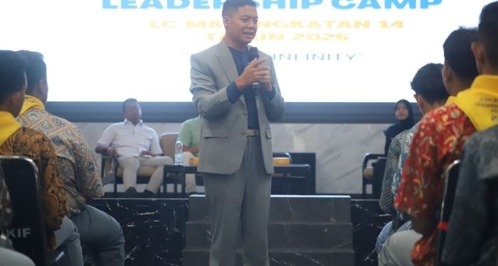 Anggota DPRD Kota Bandung, Susanto Triyogo Adiputro menjadi narasumber Leadership Camp (LC) MAI Angkatan XIV Tahun 2025 bertajuk "Rise to Infinity", di Pusdikdif, Kota Bandung, Rabu, 24 Juni 2026.