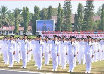 Presiden Prabowo Subianto memimpin Upacara Pelantikan Pamong Praja Muda (PPM) Angkatan XXXIII Institut Pemerintahan Dalam Negeri (IPDN) Tahun 2026 yang digelar di Lapangan Parade IPDN Kampus Jatinangor, Institut Pemerintahan Dalam Negeri, Kabupaten Sumedang, Provinsi Jawa Barat, pada Rabu, 29 Juli 2026. Foto: BPMI Setpres/Rusman